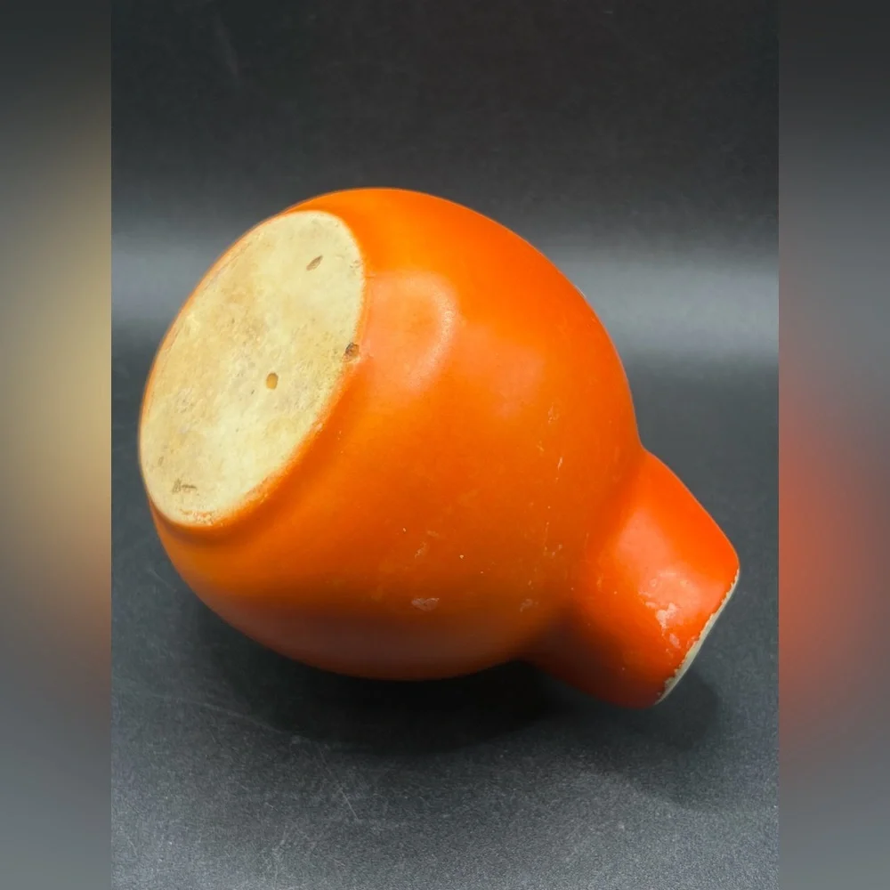 Vintage MCM Ceramic Mini Tilt Ball Pitcher Creamer Jug Pourer, Kitchenware